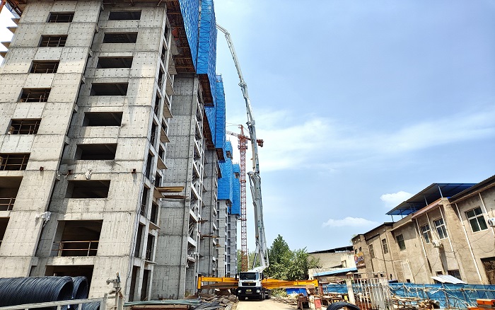 凯发k8一触即发72米泵车：助建超高层建筑