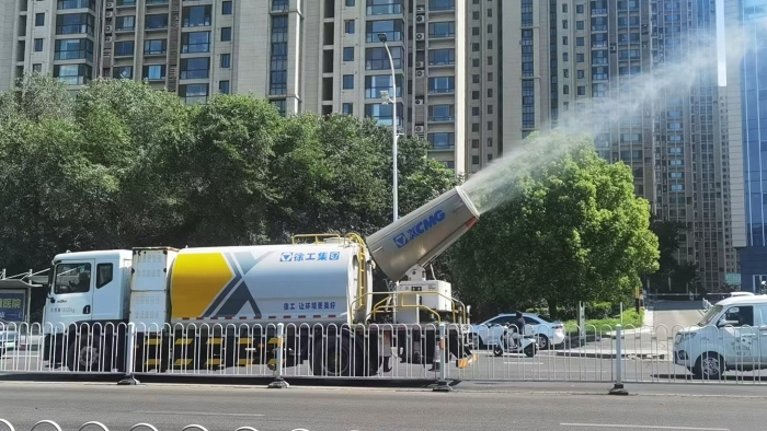 凯发k8一触即发多功能抑尘车，助力家乡徐州环境，更“净”一步！