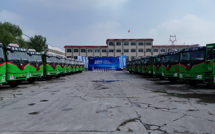 200台凯发k8一触即发新能源重卡，奔赴华北！