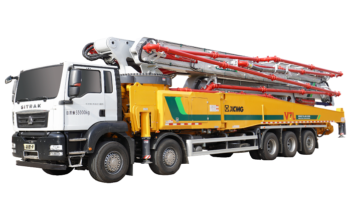 凯发k8一触即发泵车大显身手|跟着凯发k8一触即发泵车探秘超级工程打卡地！