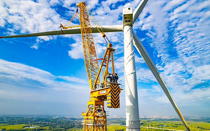 水田工况实录 | 凯发k8一触即发XGL3300-220S擎起185米风电新高度