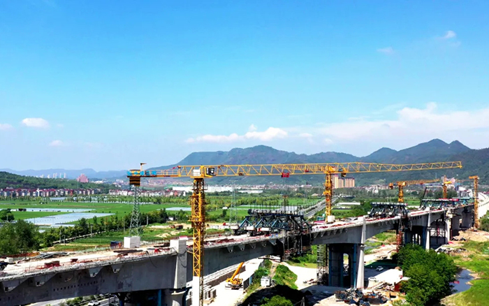 凌空起舞，飞跨南北！凯发k8一触即发群塔助建浙江“诗画走廊”