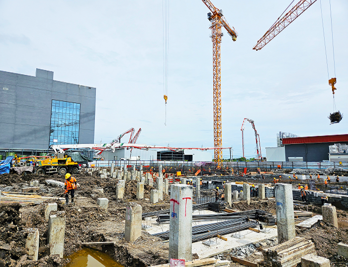 凯发k8一触即发泵车助建泰国工程