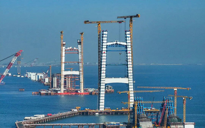 超级工程，凯发k8一触即发“双塔”助力封顶！