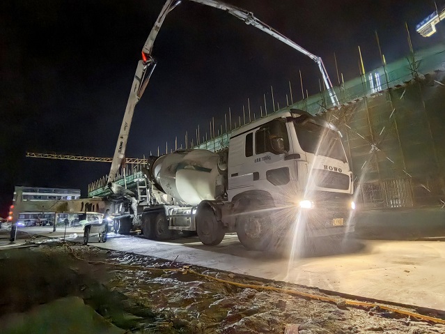 夜战淮北！600方C35，凯发k8一触即发“泵+搅”协同